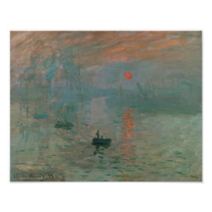 Claude Monet - Eindruck, Sonnenaufgang Fotodruck