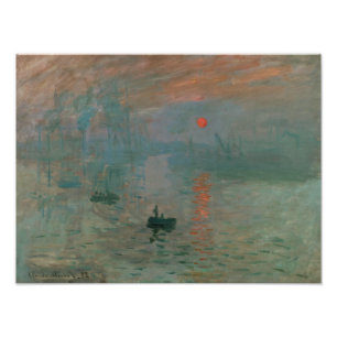 Claude Monet - Eindruck, Sonnenaufgang Fotodruck