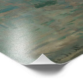 Claude Monet - Eindruck, Sonnenaufgang Fotodruck (Ecke)