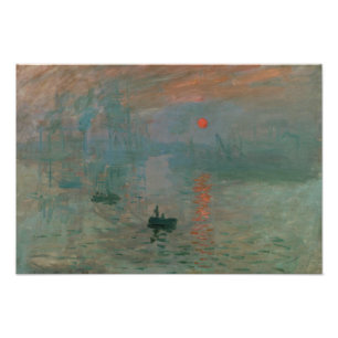 Claude Monet - Eindruck, Sonnenaufgang Fotodruck
