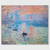 Claude Monet - Eindruck, Sonnenaufgang Geschenkpapier (Flach)