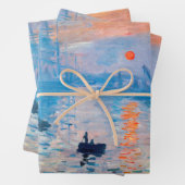 Claude Monet - Eindruck, Sonnenaufgang Geschenkpapier Set (Beispiel)