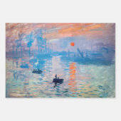 Claude Monet - Eindruck, Sonnenaufgang Geschenkpapier Set (Vorderseite)
