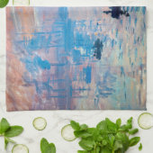 Claude Monet - Eindruck, Sonnenaufgang Geschirrtuch (Gefaltet)