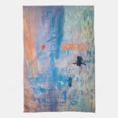 Claude Monet - Eindruck, Sonnenaufgang Geschirrtuch (Vertikal)
