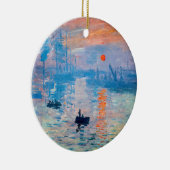 Claude Monet - Eindruck, Sonnenaufgang Keramik Ornament (Rechts)
