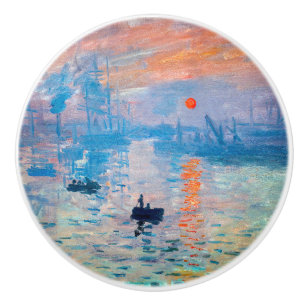 Claude Monet - Eindruck, Sonnenaufgang Keramikknauf