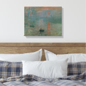 Claude Monet - Eindruck, Sonnenaufgang Leinwanddruck (Insitu (Schlafzimmer))
