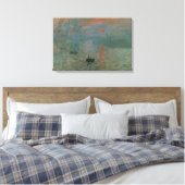 Claude Monet - Eindruck, Sonnenaufgang Leinwanddruck (Insitu (Schlafzimmer))
