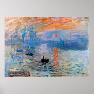 Claude Monet - Eindruck, Sonnenaufgang Poster