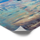 Claude Monet - Eindruck, Sonnenaufgang Poster (Ecke)
