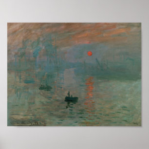 Claude Monet - Eindruck, Sonnenaufgang Poster