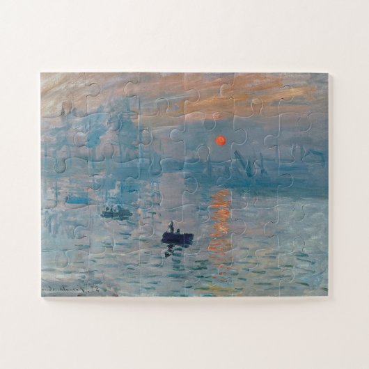 Claude Monet, Eindruck, Sonnenaufgang, Puzzle (Horizontal)