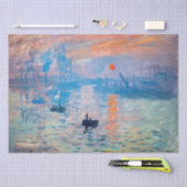 Claude Monet - Eindruck, Sonnenaufgang Seidenpapier (Handwerk)