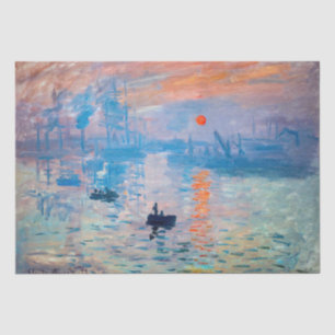 Claude Monet - Eindruck, Sonnenaufgang Seidenpapier