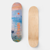 Claude Monet - Eindruck, Sonnenaufgang Skateboard (Vorderseite)