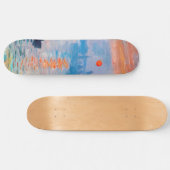 Claude Monet - Eindruck, Sonnenaufgang Skateboard (Horizontal)