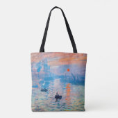 Claude Monet - Eindruck, Sonnenaufgang Tasche (Rückseite)