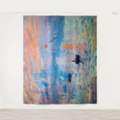 Claude Monet - Eindruck, Sonnenaufgang Wandteppich (Vorderseite)