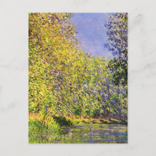 Claude Monet eine Absage des Europäischen Parlamen Postkarte