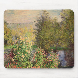 Claude Monet eine Ecke des Gartens bei Montgeron Mousepad