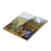Claude Monet Eine Ecke des Gartens Fliese (Seite)