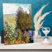 Claude Monet Eine Ecke des Gartens Fotoplatte (Seite)