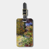 Claude Monet Eine Ecke des Gartens Gepäckanhänger (Vorderseite vertikal)