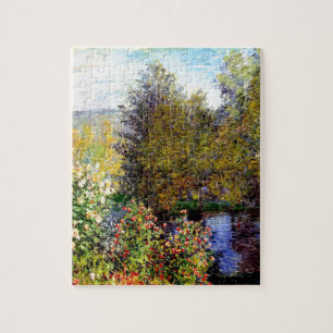 Claude Monet Eine Ecke des Gartens in Montgeron Puzzle