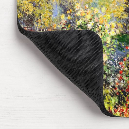 Claude Monet Eine Ecke des Gartens Mousepad (Ecke)