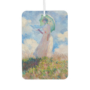 Claude Monet - Eine Frau mit einem Parasol gegenüb Autolufterfrischer