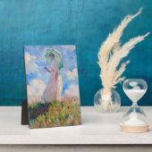 Claude Monet - Eine Frau mit einem Parasol gegenüb Fotoplatte (Seite)