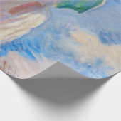 Claude Monet - Eine Frau mit einem Parasol gegenüb Geschenkpapier (Ecke)