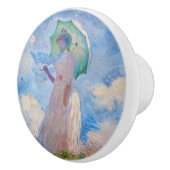 Claude Monet - Eine Frau mit einem Parasol gegenüb Keramikknauf (Rechts)