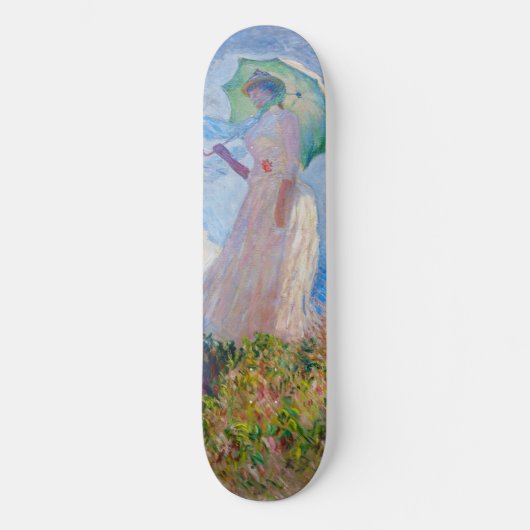Claude Monet - Eine Frau mit einem Parasol gegenüb Skateboard (Vorderseite)