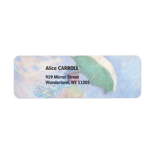 Claude Monet - Eine Frau mit einem Sonnenschirm au (Vorne)