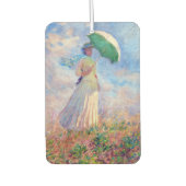 Claude Monet - Eine Frau mit einem Sonnenschirm au Autolufterfrischer (Vorderseite)