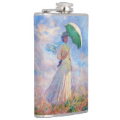 Claude Monet - Eine Frau mit einem Sonnenschirm au Flachmann (Rechts)