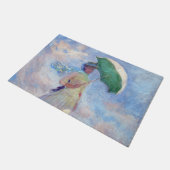 Claude Monet - Eine Frau mit einem Sonnenschirm au Fußmatte (Schrägansicht)