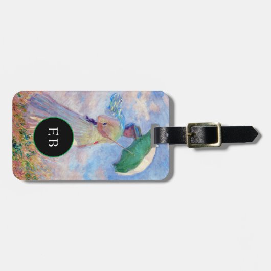 Claude Monet - Eine Frau mit einem Sonnenschirm au Gepäckanhänger (Vorderseite horizontal)