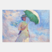 Claude Monet - Eine Frau mit einem Sonnenschirm au Geschenkpapier Set (Vorderseite 3)
