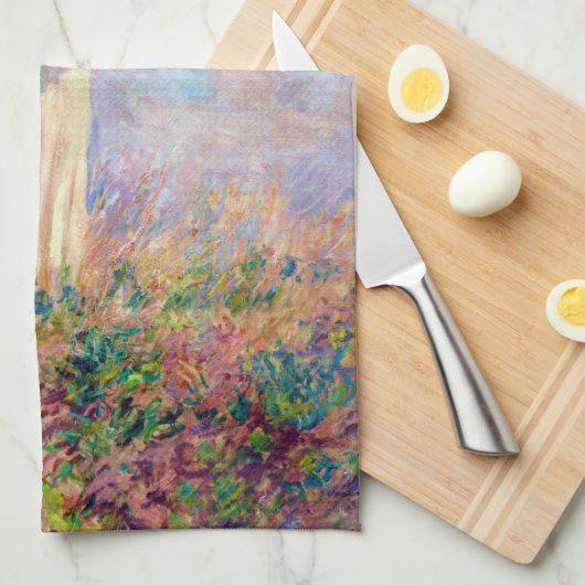 Claude Monet - Eine Frau mit einem Sonnenschirm au Geschirrtuch (Viertel Falte)