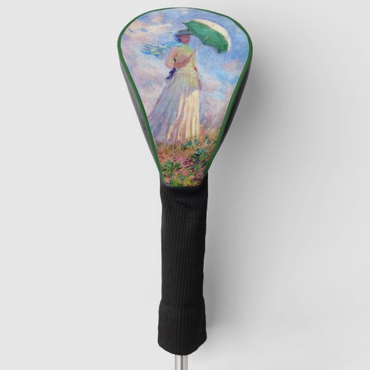 Claude Monet - Eine Frau mit einem Sonnenschirm au Golf Headcover (Vorderseite)
