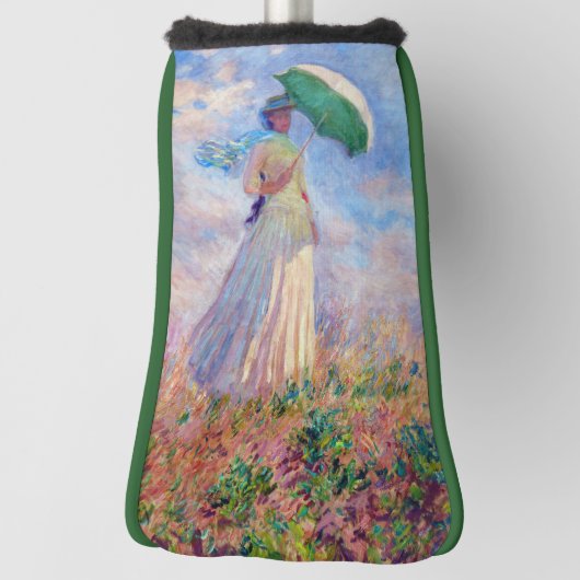 Claude Monet - Eine Frau mit einem Sonnenschirm au Golf Headcover (Rotieren 90)