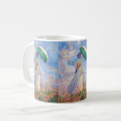 Claude Monet - Eine Frau mit einem Sonnenschirm au Kaffeetasse (Vorderseite Links)