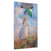Claude Monet - Eine Frau mit einem Sonnenschirm au Klemmbrett (Rechts)