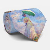 Claude Monet - Eine Frau mit einem Sonnenschirm au Krawatte (Gerollt)