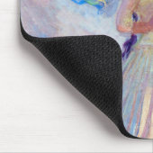 Claude Monet - Eine Frau mit einem Sonnenschirm au Mousepad (Ecke)