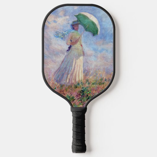 Claude Monet - Eine Frau mit einem Sonnenschirm au Pickleball Schläger (Vorderseite)