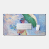 Claude Monet - Eine Frau mit einem Sonnenschirm au Schreibtischunterlage (Tastatur & Maus)